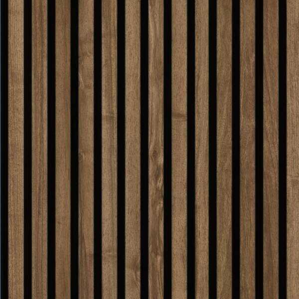 Декоративен стенен панел - MDF – Орех – 60 x 280 см