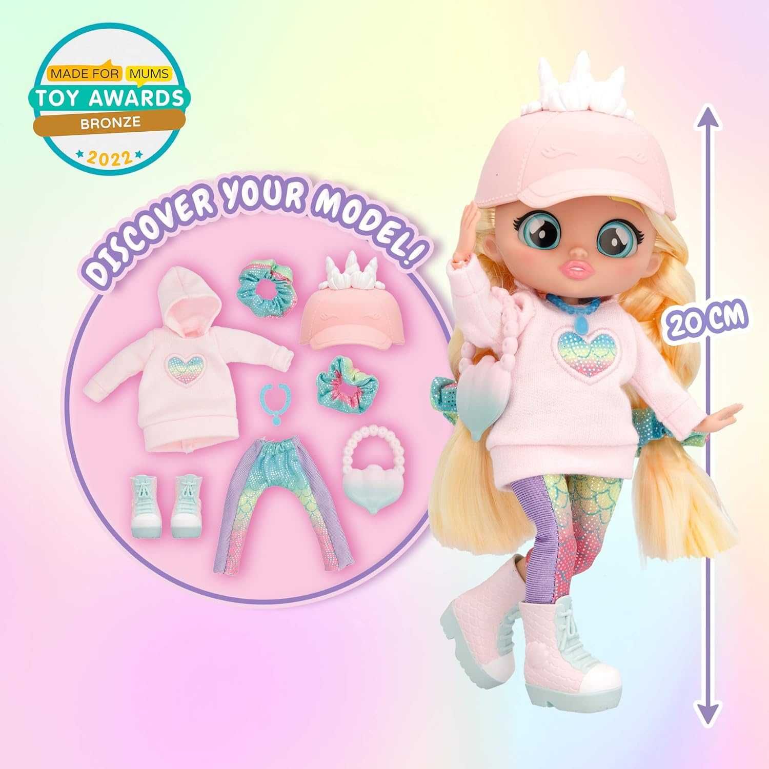 IMC Кукла BFF Cry Babies Фийби Ханна Шанън с дрехи и аксесоари 5 вида