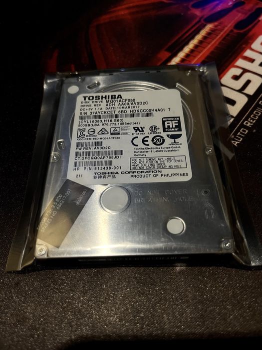 Hdd Toshiba 500 gb для ноутбука