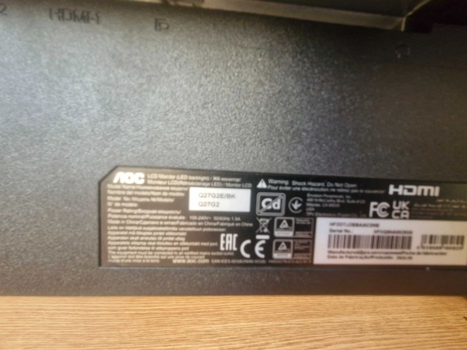 Vand Monitor Gaming AOC.