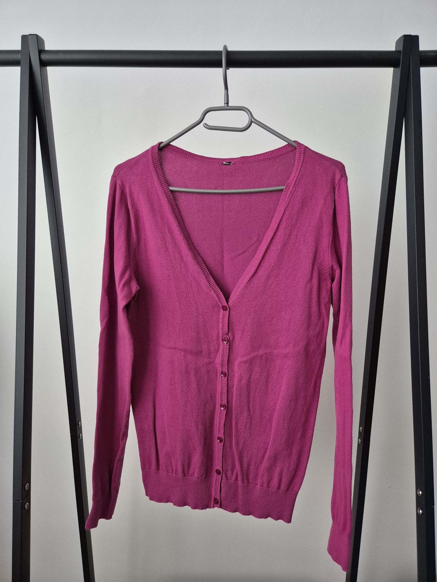 Pulover magenta - (L)