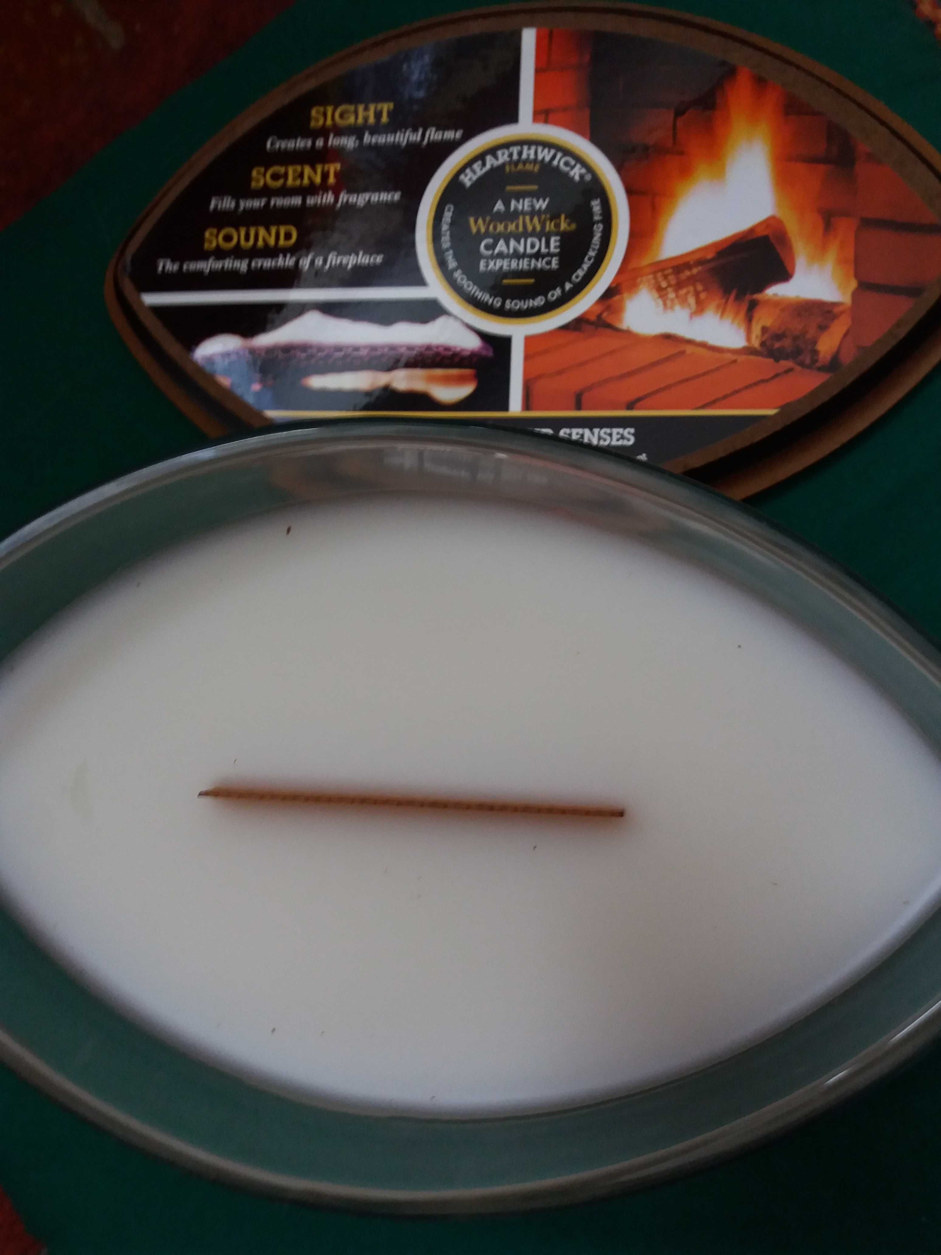 Новая Ароматическая свеча WoodWick White Teak Teck Blanc