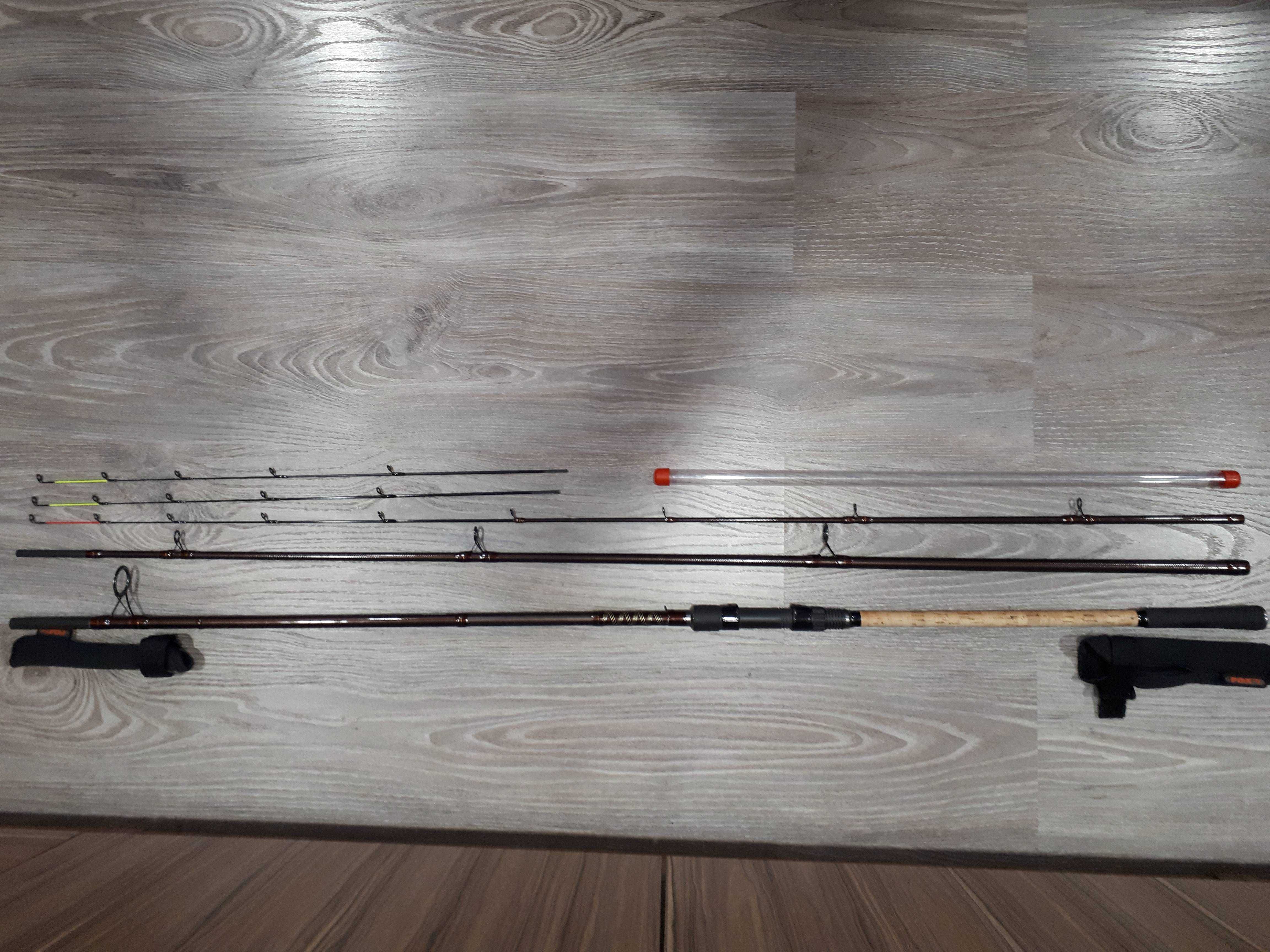 Фидер Въдица Daiwa AquaLite Feeder 3.60м 150г + Протектори FOX