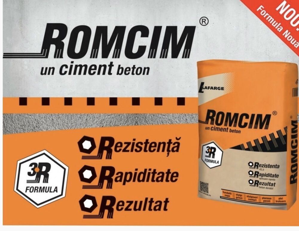 Ciment la sac si la palet