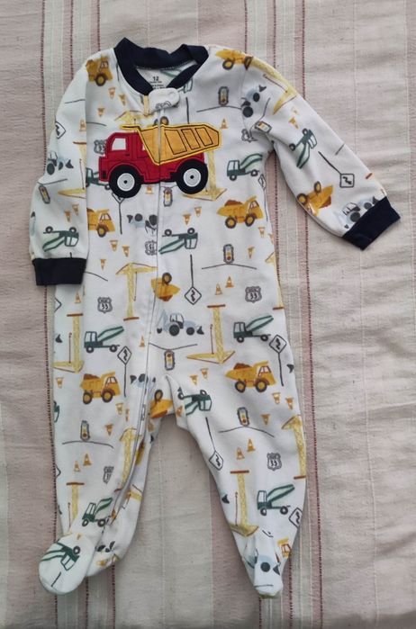 Поларен ромпър с цип 12 м