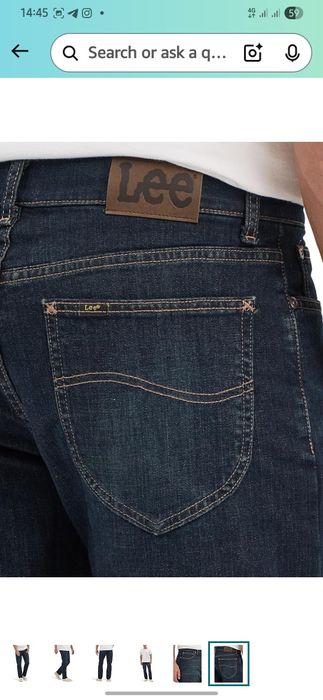 джинсы Lee Men's Legendary Relaxed Straight Jean