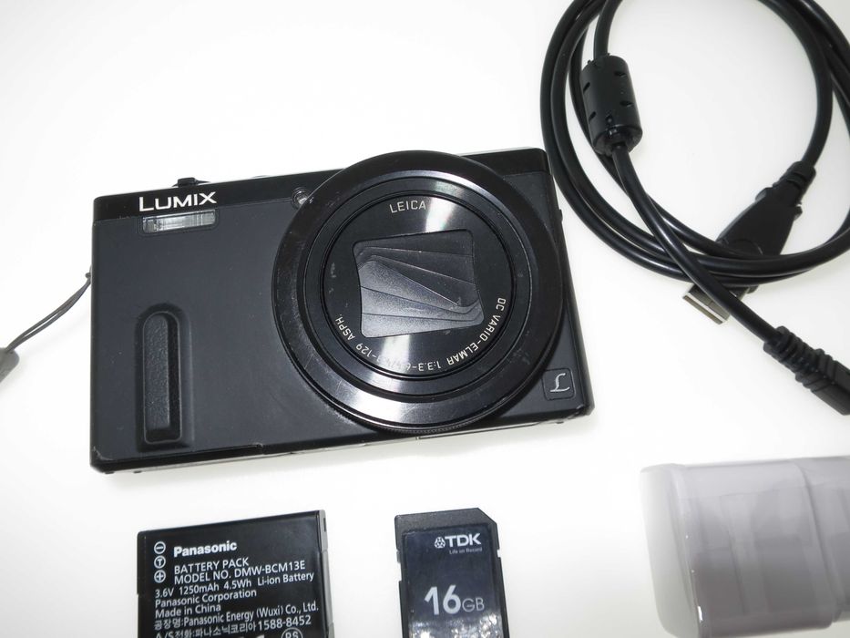 Panasonic Lumix TZ60 компактен фотоапарат дигитална камера 30x Leica