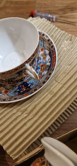 Set serviciu de masa 6 persoane din portelan fin stil japonez