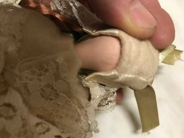 Papusa Ceramica Vintage 15cm