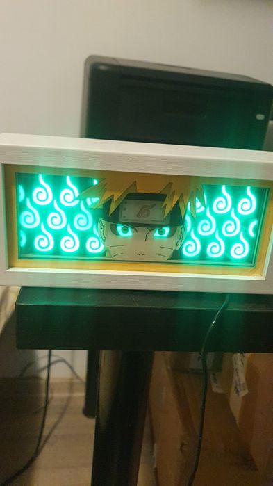 Lampă decorativă 3D RGB Naruto Itachi - Control la distanță