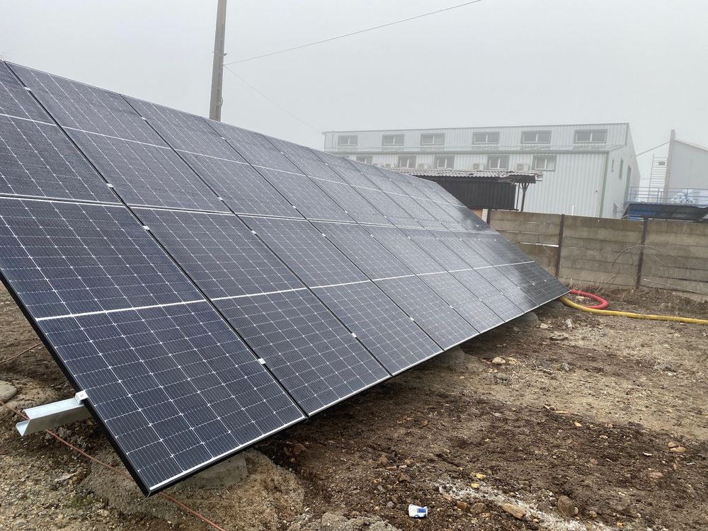 Sistem complet de montaj la sol 40panouri fotovoltaice