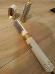 Aparat de coafat electric, Uscator de par, Ondulator , Alb/Auriu