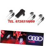Proiectoare Logo Audi Portiera  Led Laser emblema sigla Holograma