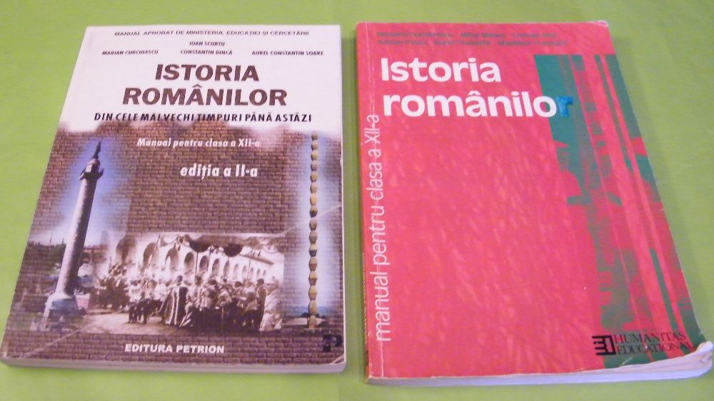 Manuale de istorie, latina, italiana sau spaniola, stare buna