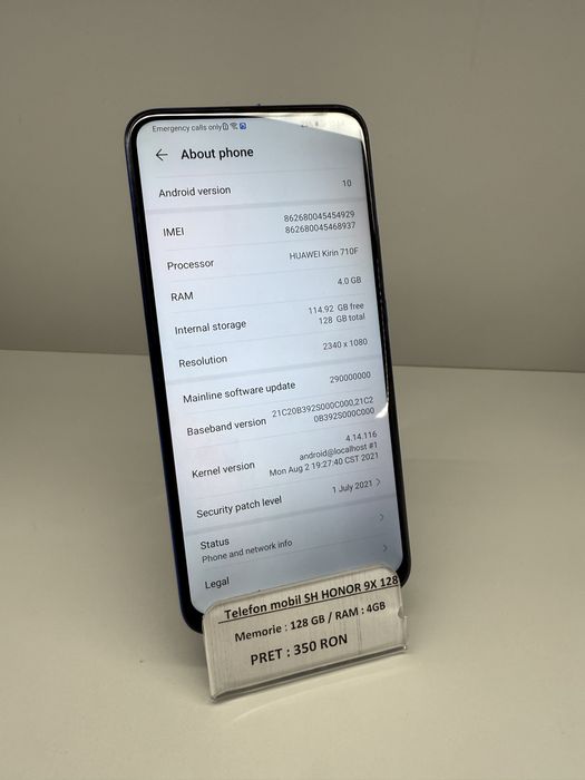 Honor 9X 128GB Blue