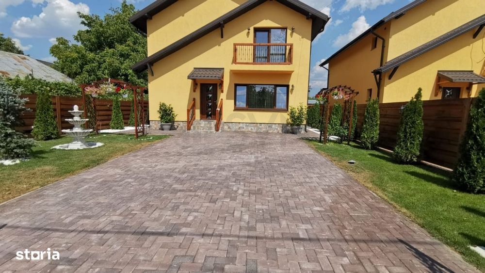 De vanzare vila individuala 5 camere curte generoasa Crevedia