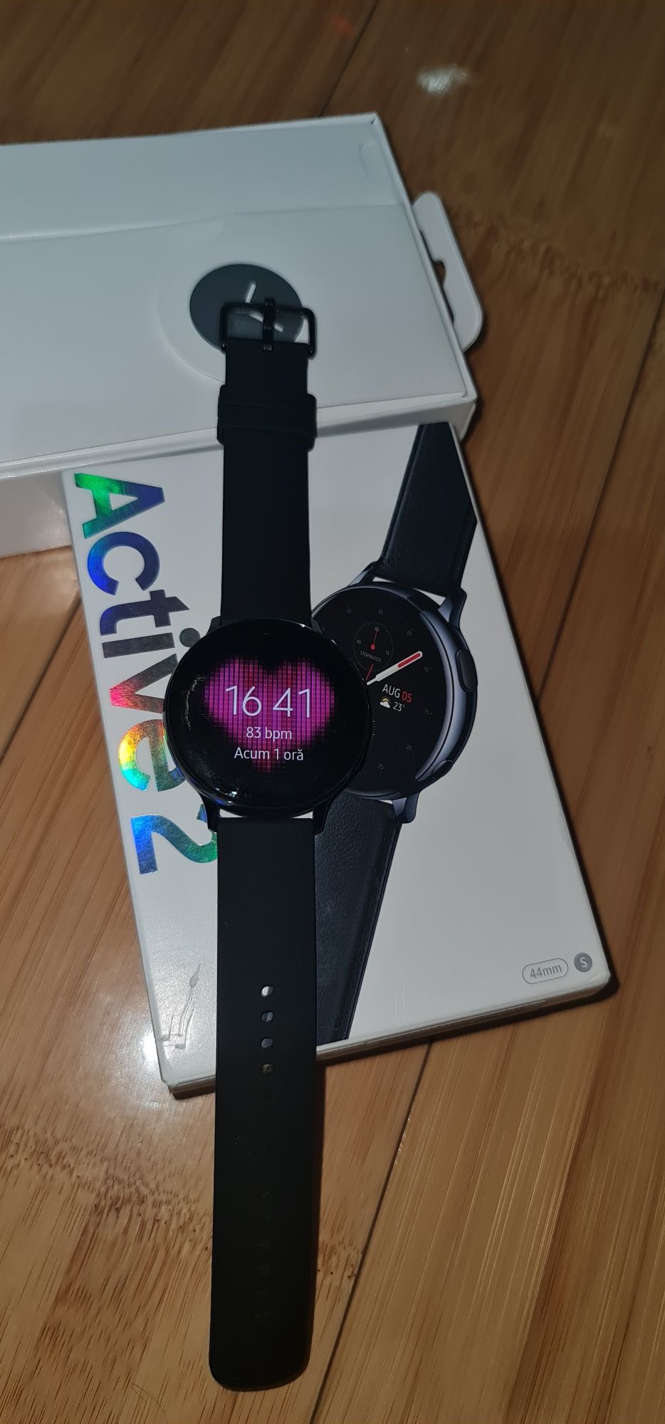 Ceas Smartwatch Samsung Galaxy Watch Active 2, 44 mm, Stainless steel