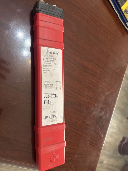 Электрод NICRO 70/15 ENiCrFe-2 для сварки монеля, инкотеля, чугуна.