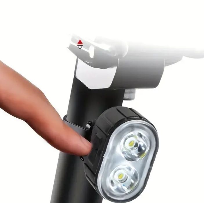 Far bicicleta LED încărcare TIP C + Stop bicicleta LED 6 moduri