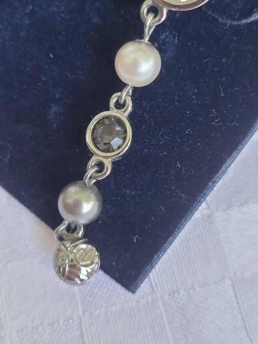 Обеци Swarovski с камъни и перли