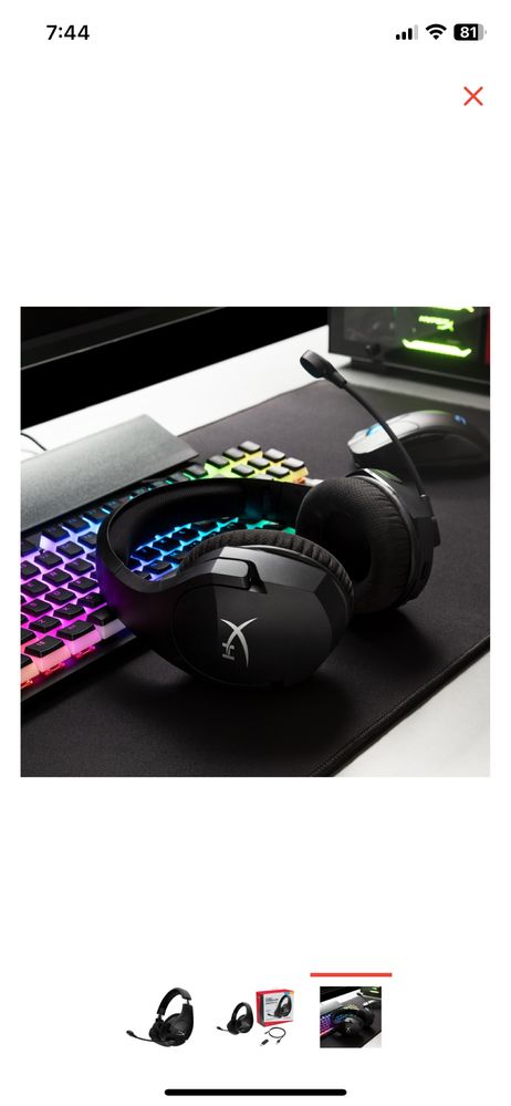 Наушники HyperX Cloud Stinger Core Wireless +7.1