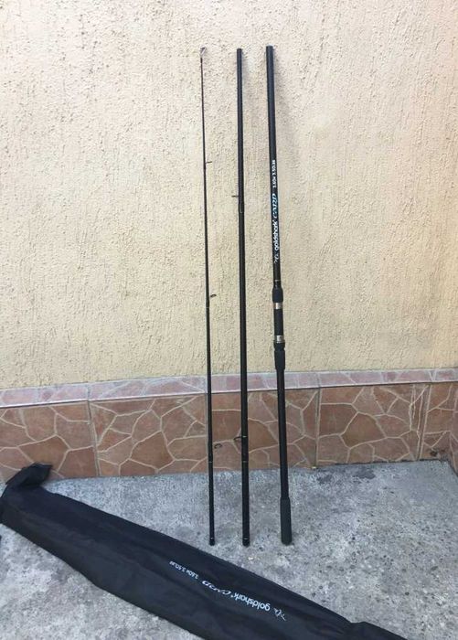 SET 4 Lansete 3,6 metri GOLD SHARK CARP din 3 bucati 3,5 LBS