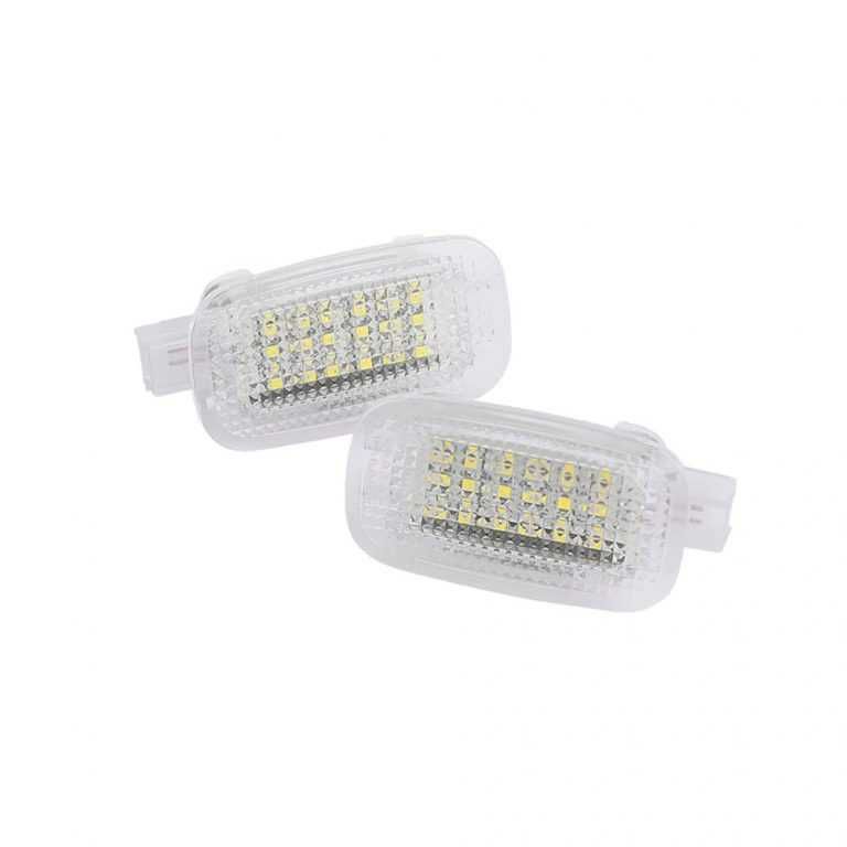 Lampi LED Picioare Portiere Portbagaj Parasolar dedicate Mercedes Benz