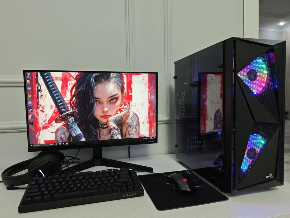 Мощный игровой компьютер Core i5 11400f, RTX 2060 8Gb, ОЗУ 16Gb, 120Gb