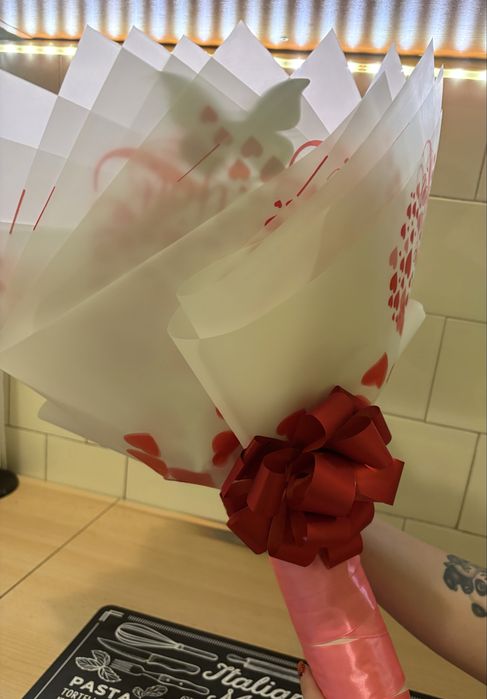 Realizez buchete din flori de săpun