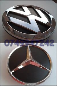 Emblema sigla spate Mercedes SPRINTER Volkswagen CRAFTER 120 mm