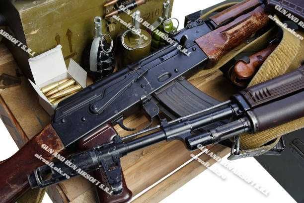 Arma AK47 AIRSOFT - Pusca ASALT Arc Puternic - Modificata - OFERTĂ!