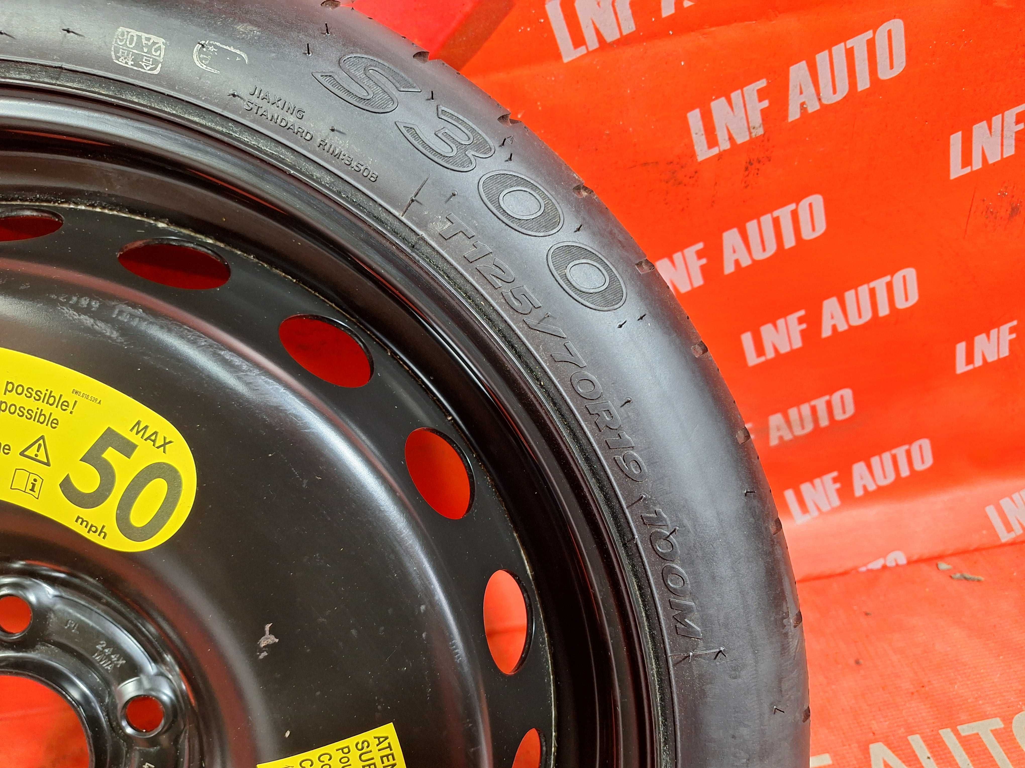 Roata Rezerva SLIM 5x112 19'' OEM AUDI A4 8W A5 8W 2015 - NOUA