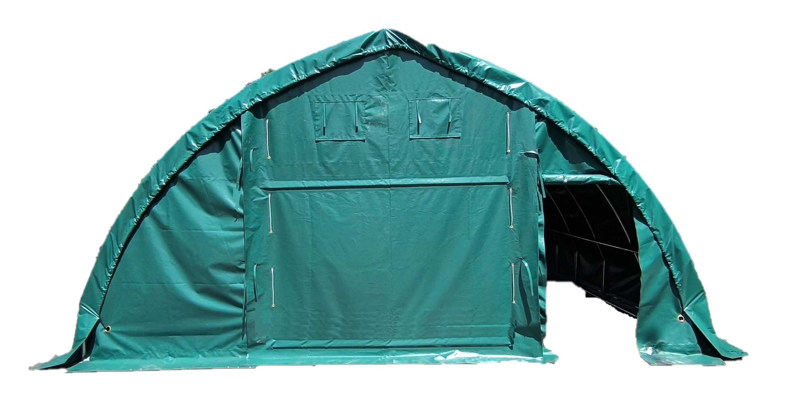 6 x 6 m Hala GOTICA  XXL verde 620g/m² PVC IGNIFUG CORTURI GM