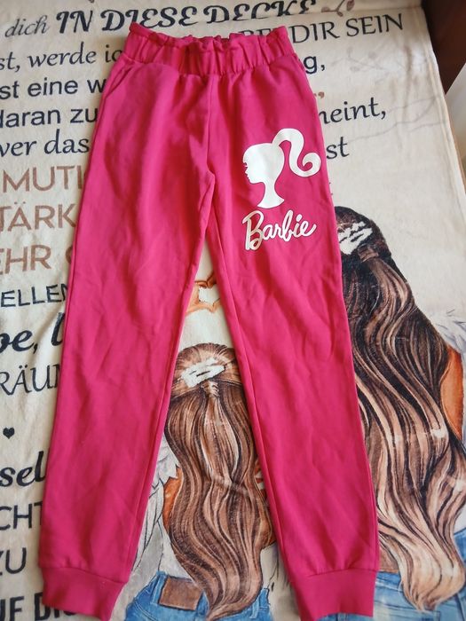 Lot pantaloni de trening si colanti grosi 164 cm