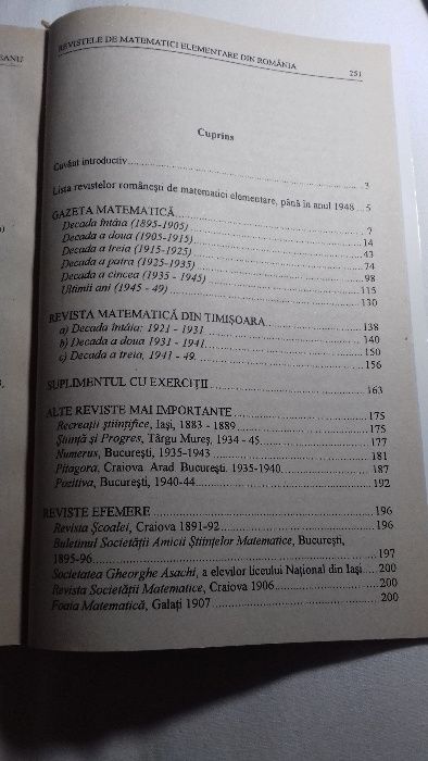 Revistele de matematici elementare - pana la 1948 - Nicolae Mihaileanu