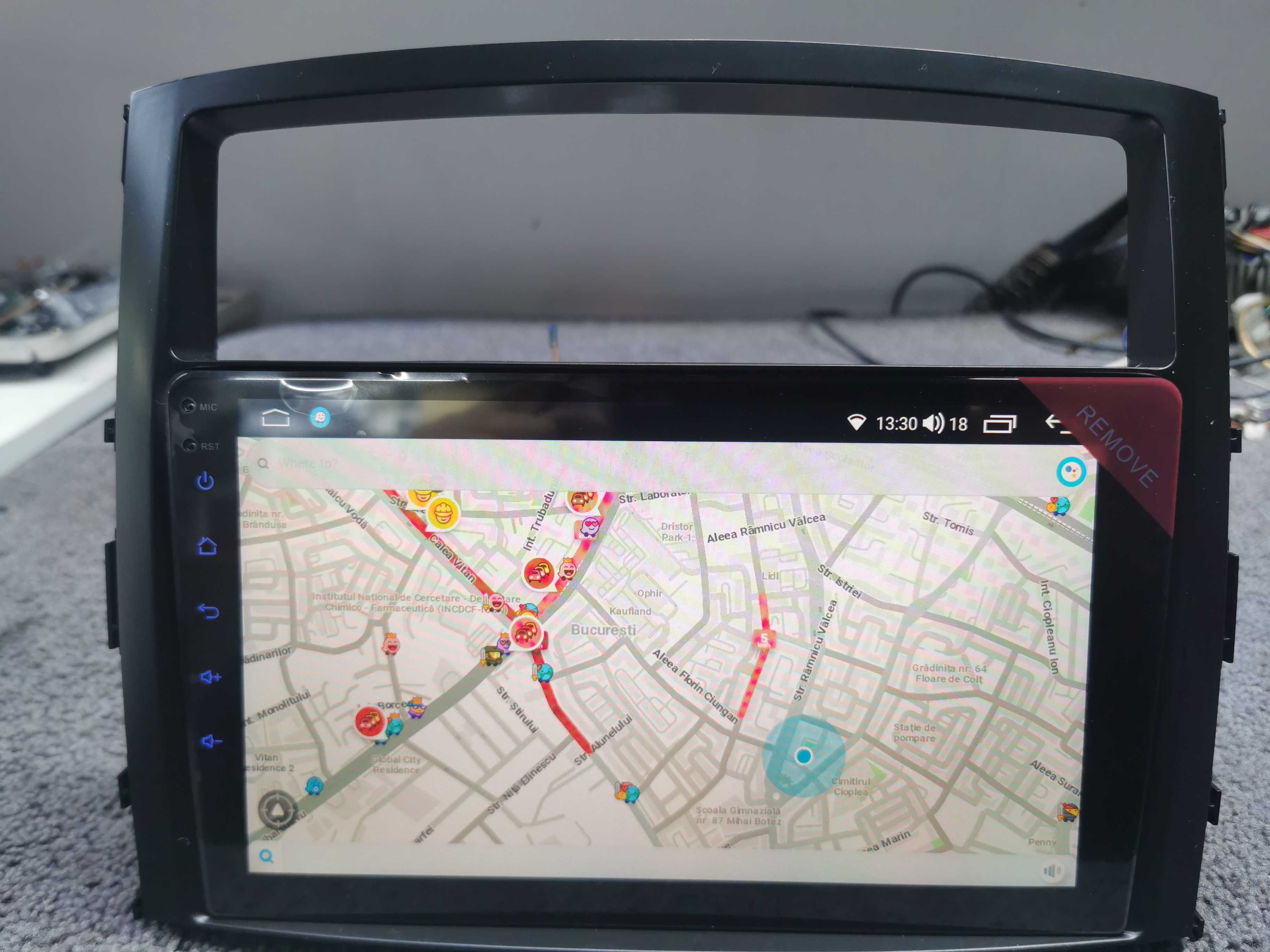 Navigatie Android Mitsubishi Pajero 2006-2012  4/64GB    QLED