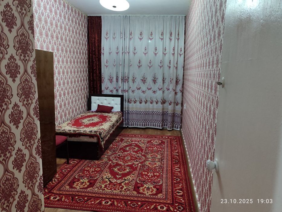 Сдаётся 3х комая квартира  семейным, техника имеется. Чиланзар 19 й кв