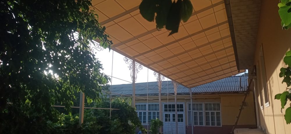 Баннер банер бассейн тент салафан соя сетка установка