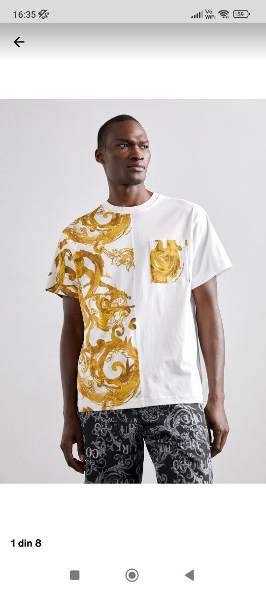 Oferta Tricou VERSACE original 100% colecția noua 2024 S,M,L,XL