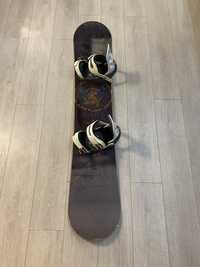 Placa snowboard cu legaturi 159 cm