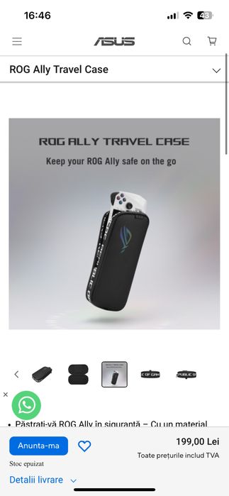 Husa Republic of Gamers Asus  Nou!