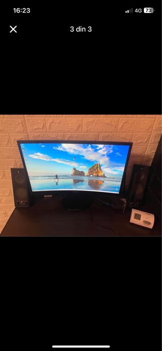 Monitor Samsung curbat