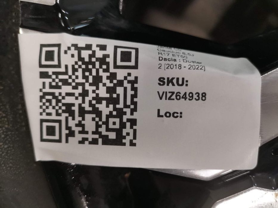 Джанта с гума 6.5J R17 ET50 Дачия Дустер 2 Оригинална / Dacia Duster 2