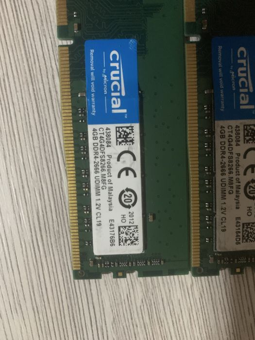 CrucialCe by Micron . 4gb ddr4