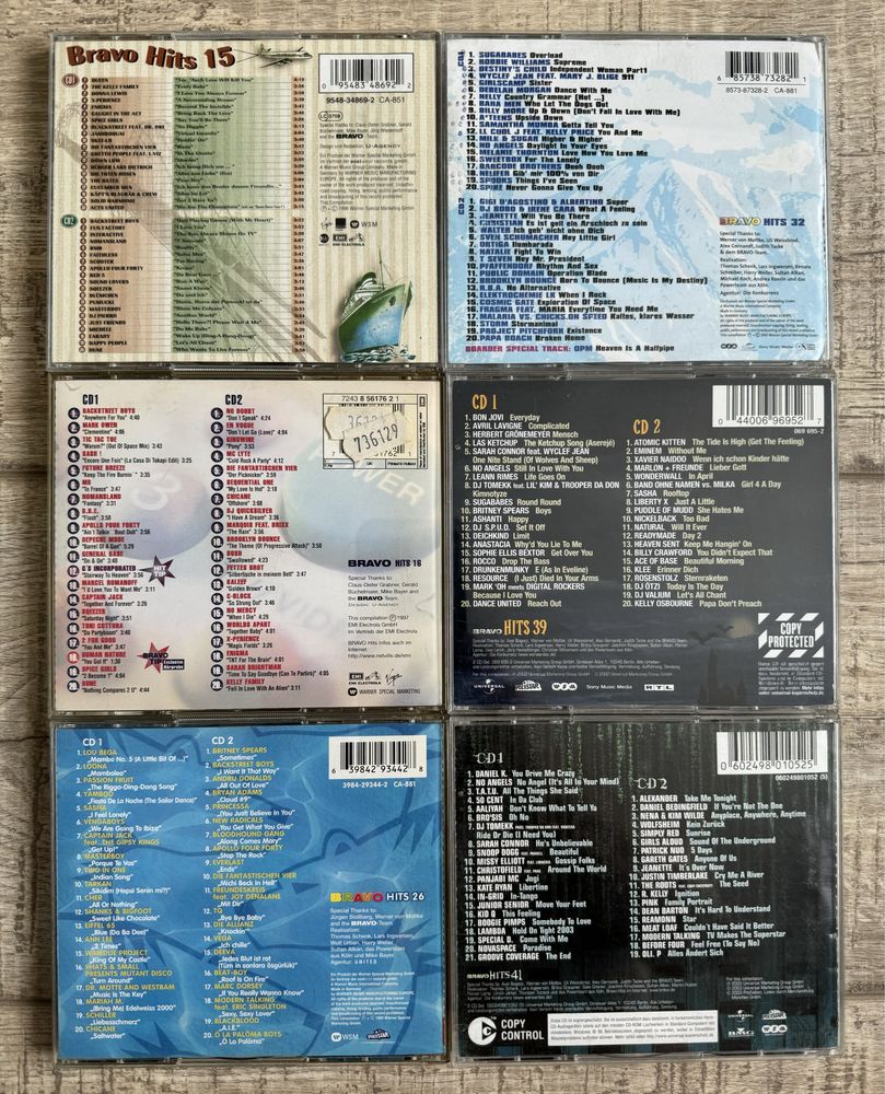 Lot 12 cd-uri originale Bravo Hits