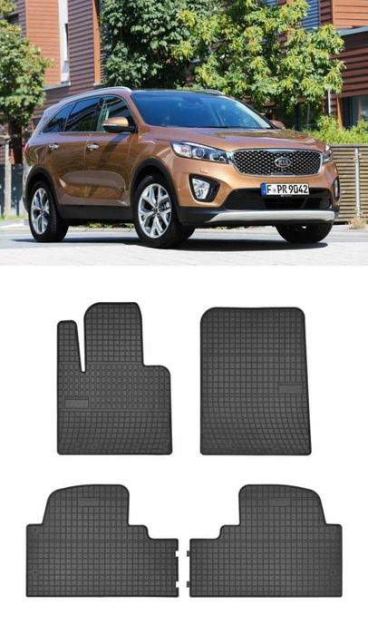 Гумени стелки Frogum съвместими с Kia Sorento III - (2015-2020)