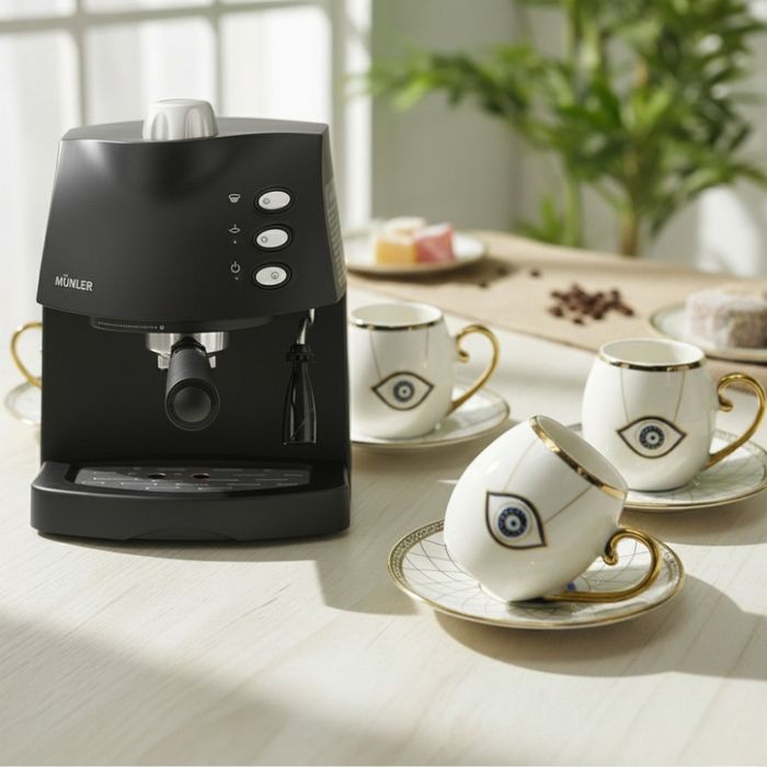 Еспресо машина MUHLER + ПОДАРЪК Луксозен порцеланов сервиз по избор