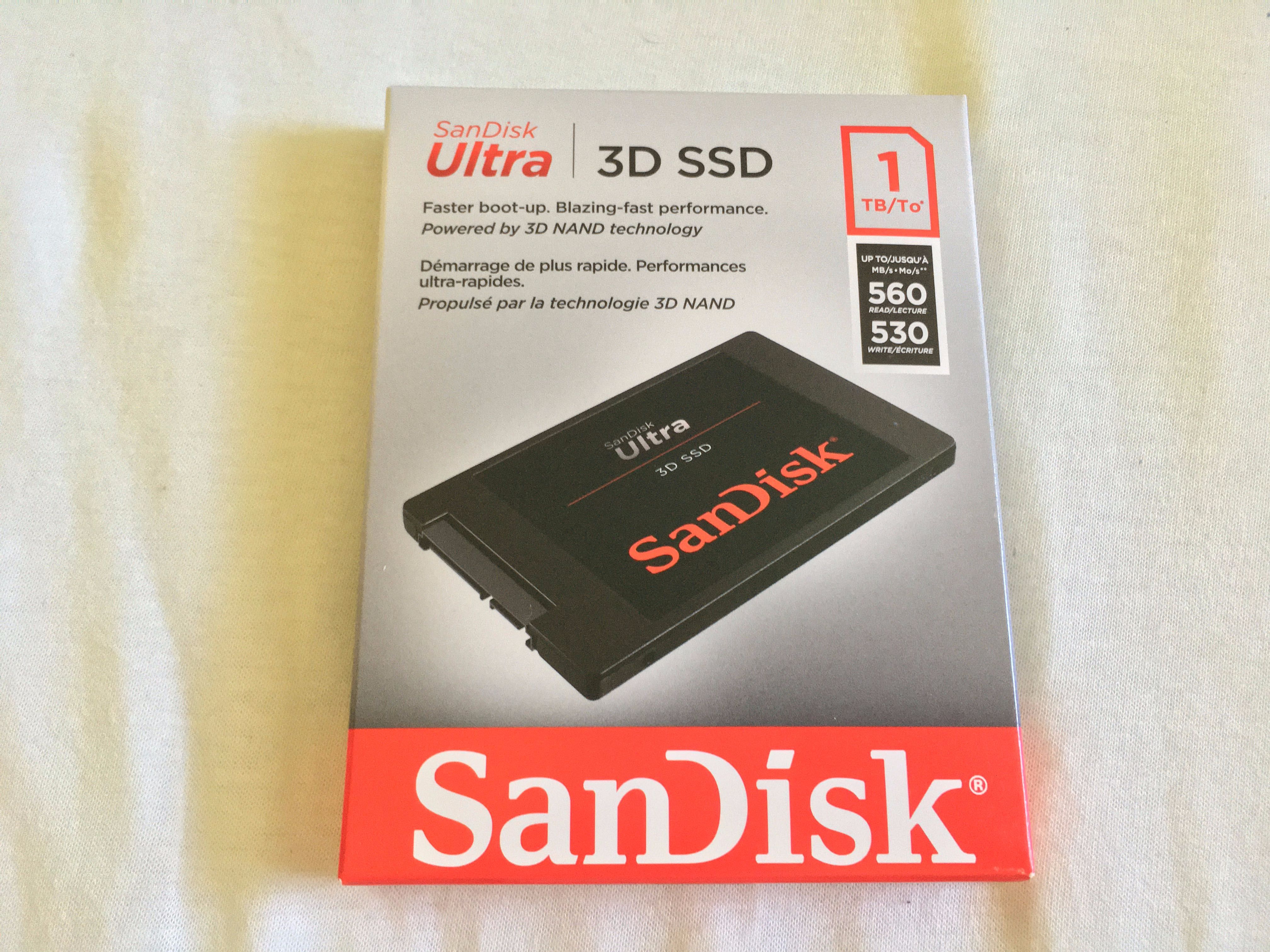 ssd 1 tb Sandisk Ultra 3D, sata 3, nou sigilat