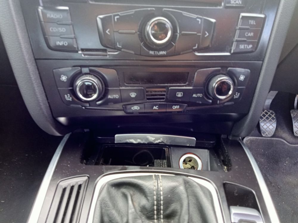 Interior scaune fete usi s-line plafon negru trapa audi a4 b8 sline