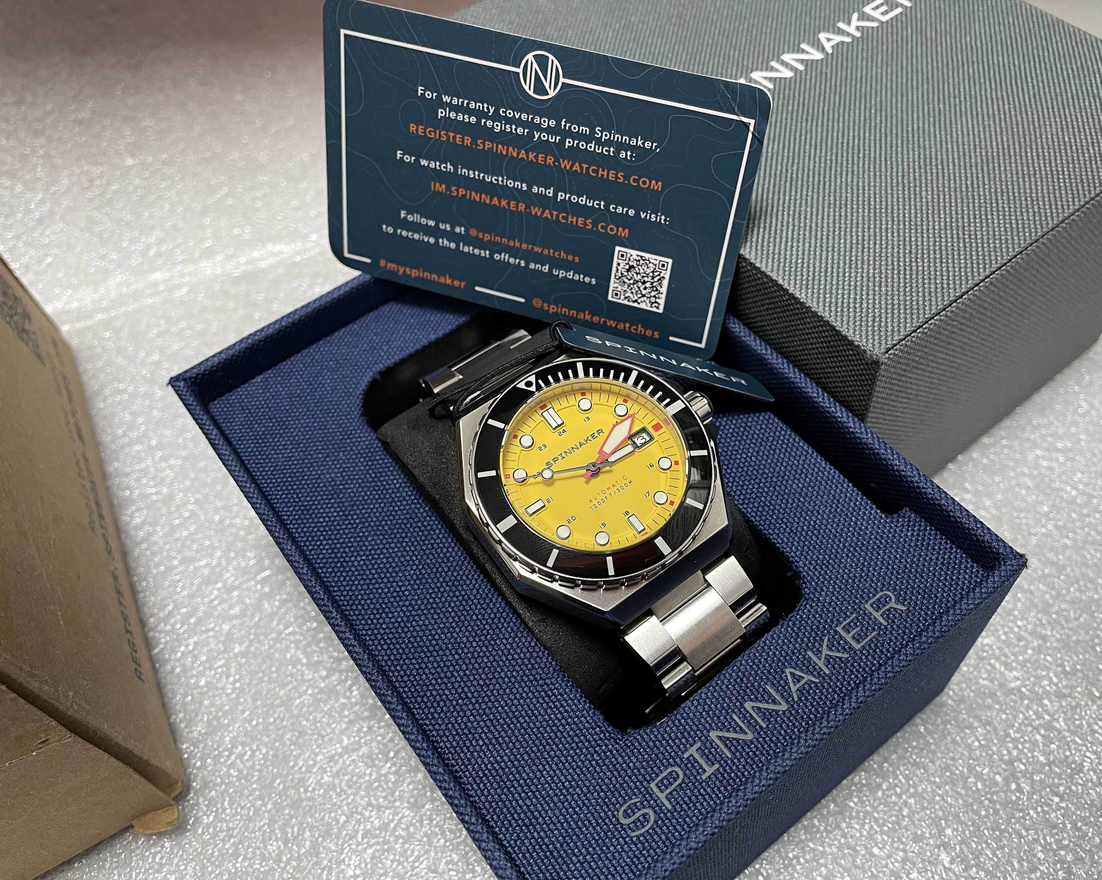 НОВ! Мъжки Автоматичен Часовник Spinnaker SP-5081-II Dumas 30ATM/300м.